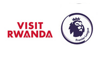 Premier League Bagde & Visit Rwanda Badge